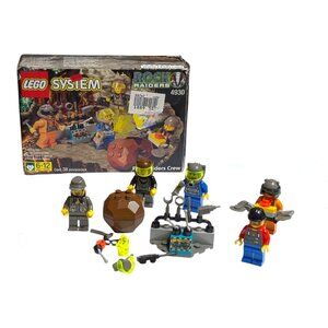 LEGO Rock Raiders Crew Minifigs Minifigures 4930 Complete in Box NO Instructions